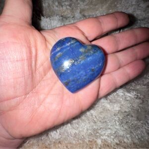 Blue Heart-Shaped Stone Lapis